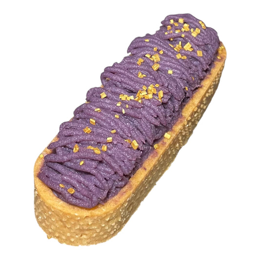 Ube Purple Yam Mont Blanc Tart 