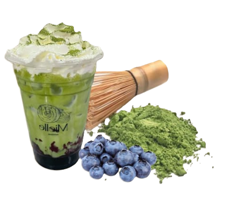 Uji Matcha Blueberry Latte