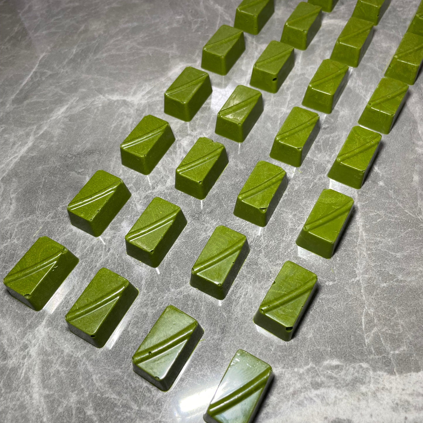 12 mini Matcha chocolates