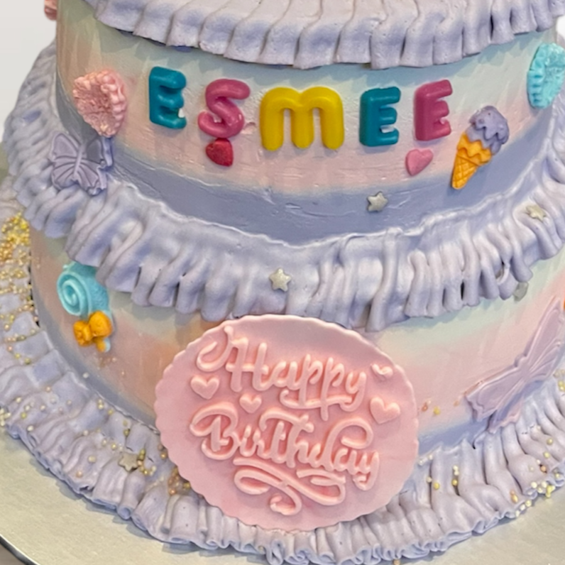 Unicorn 2 Tier Cake