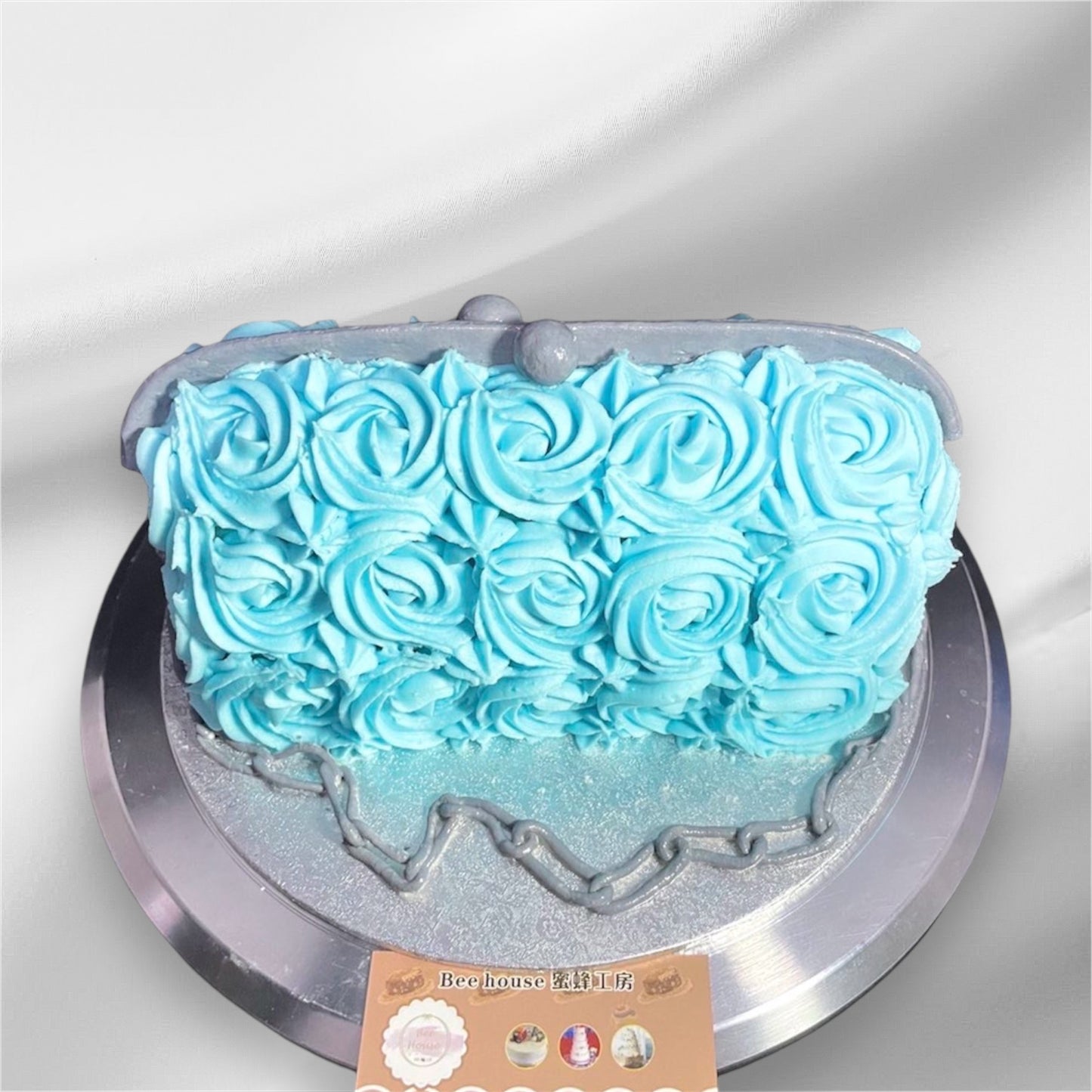 Blue Lover Purse Cake