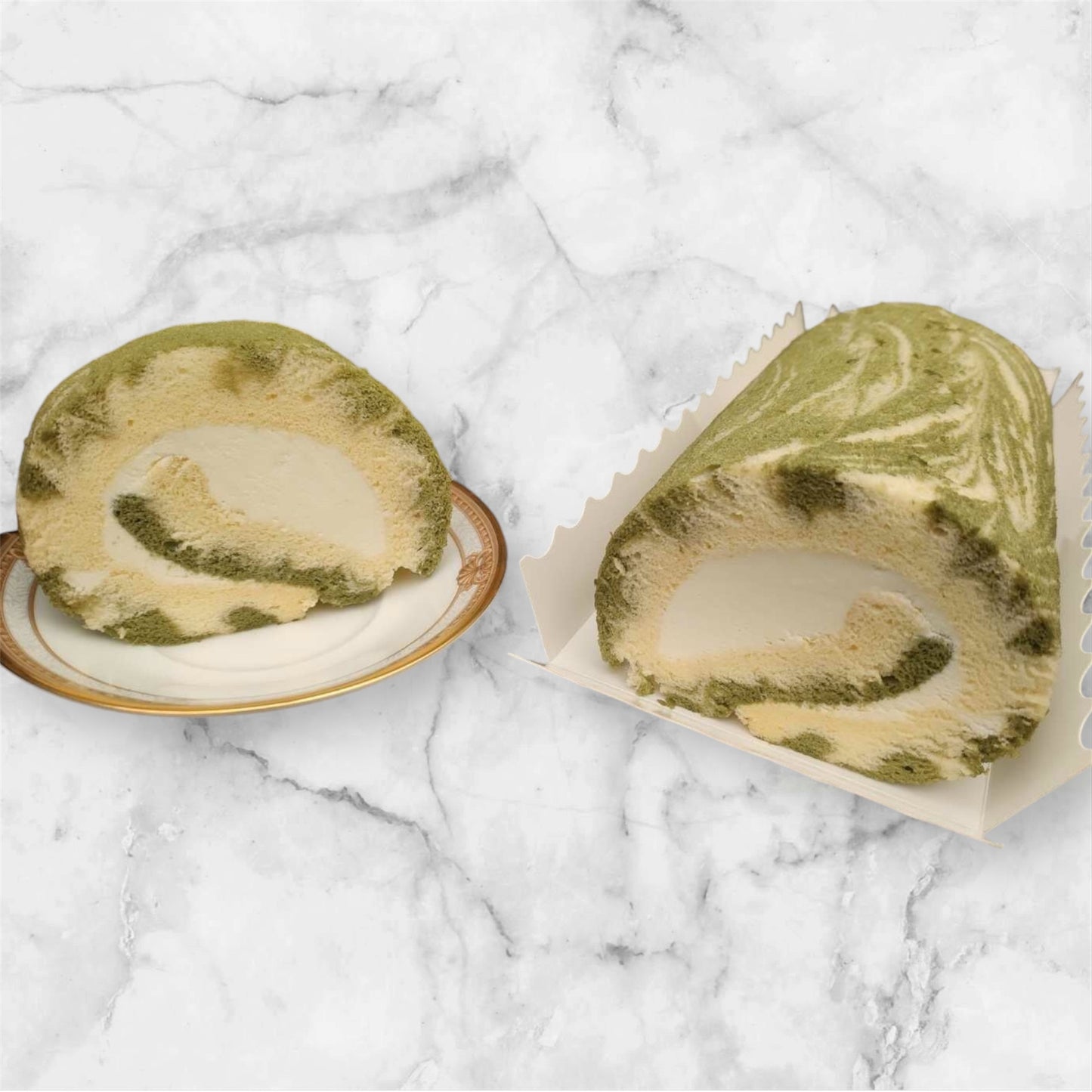 Matcha Swiss Roll