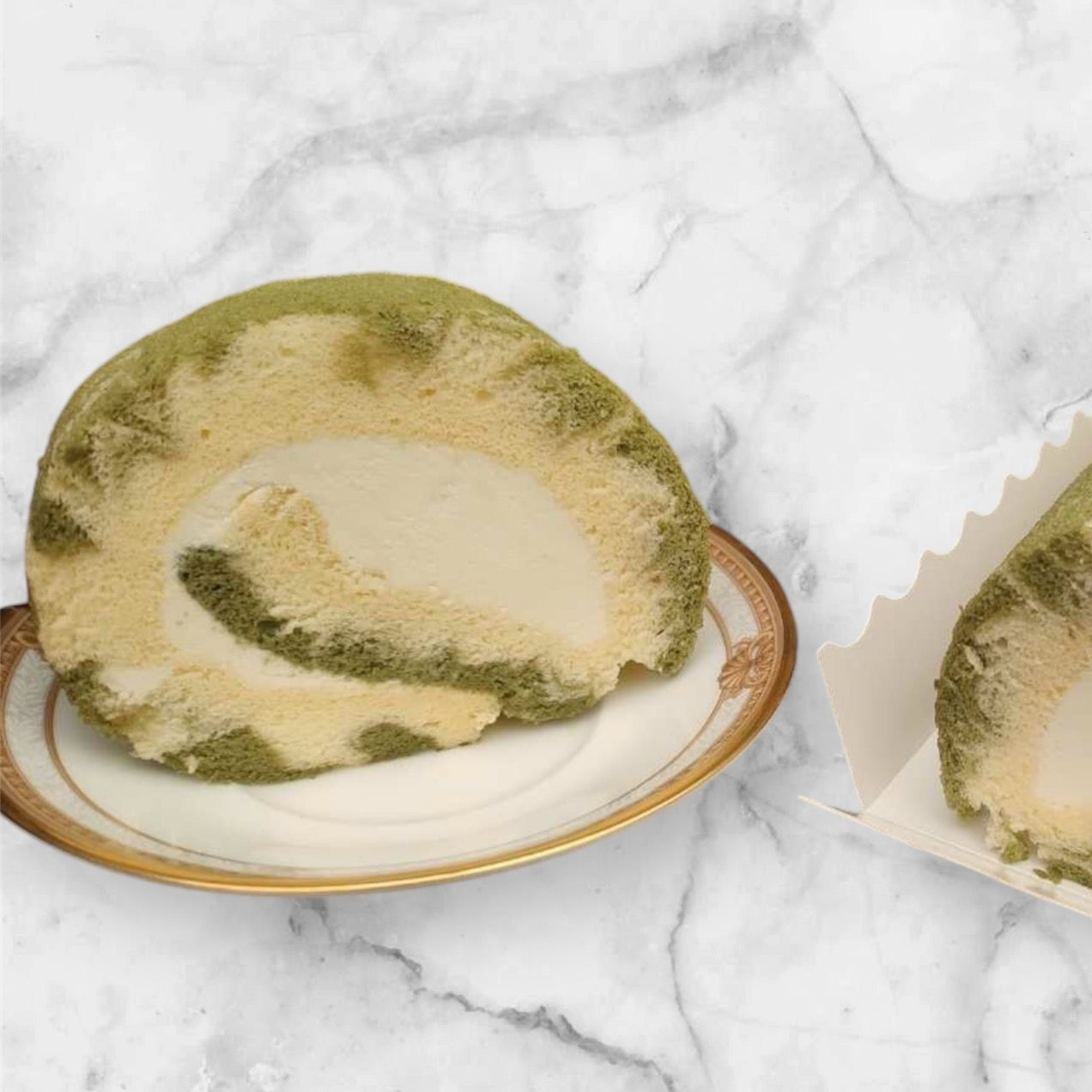 Matcha Swiss Roll