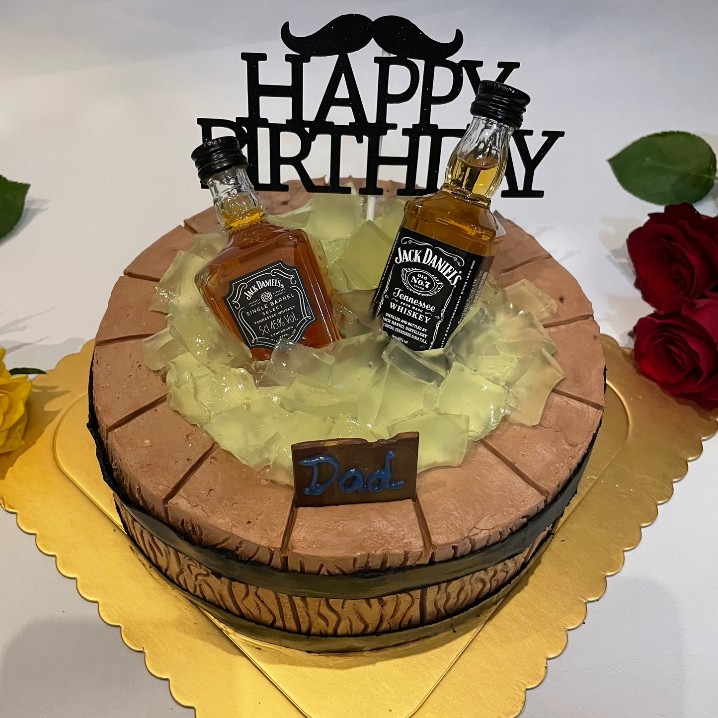 Wine Barrel Cake