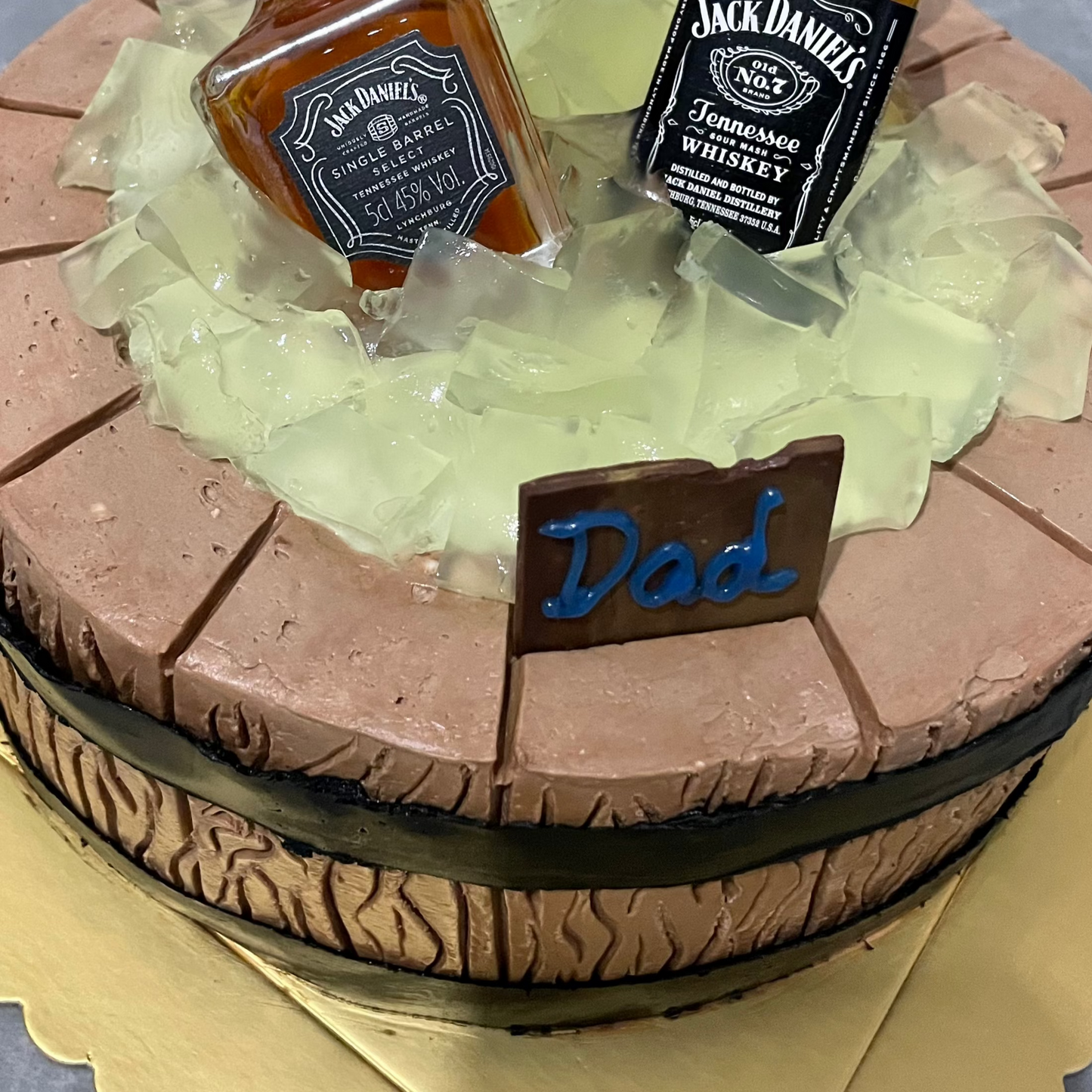 Wine Barrel Cake