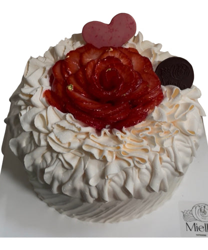 Strawberry Rose Cake