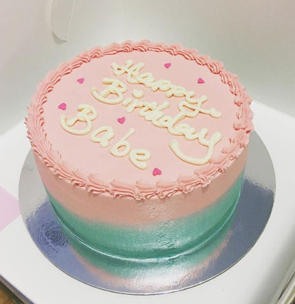 Pinky Babe Cake