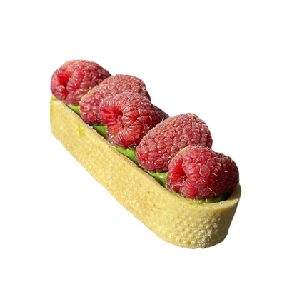 Raspberry Matcha Tart