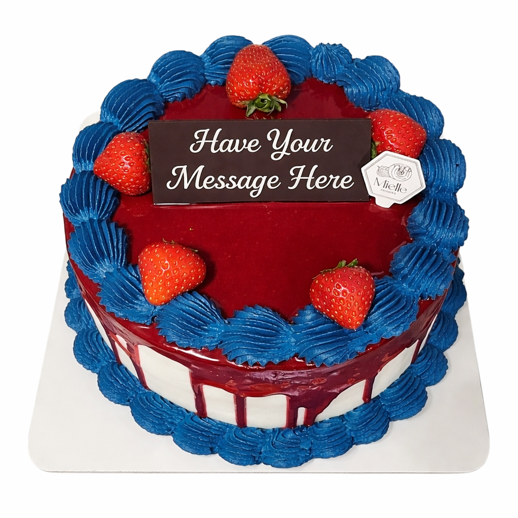 Vintage Strawberry Cake