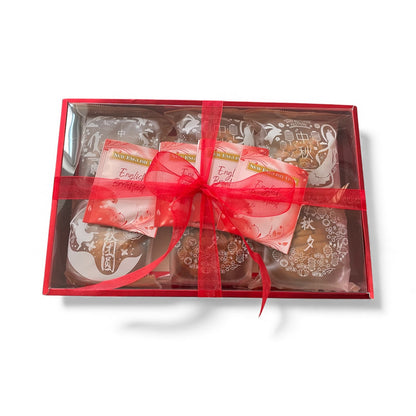 6 Black Sesame Moon Cake In Gift Box