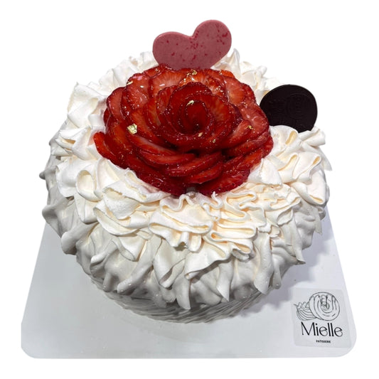 Strawberry Rose Cake