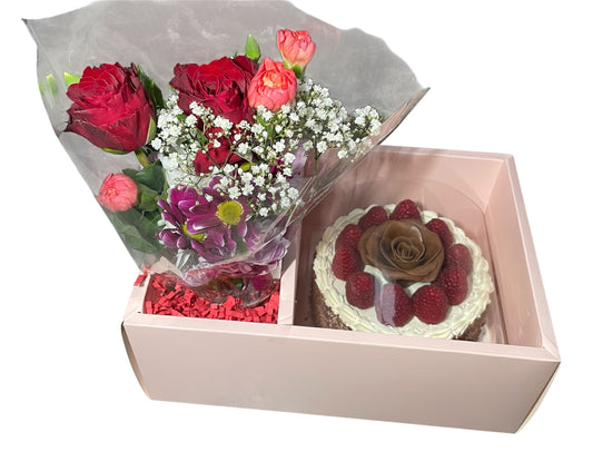 Flower & Cake Gift Set
