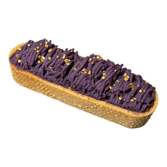 Ube Purple Yam Mont Blanc Tart ￼