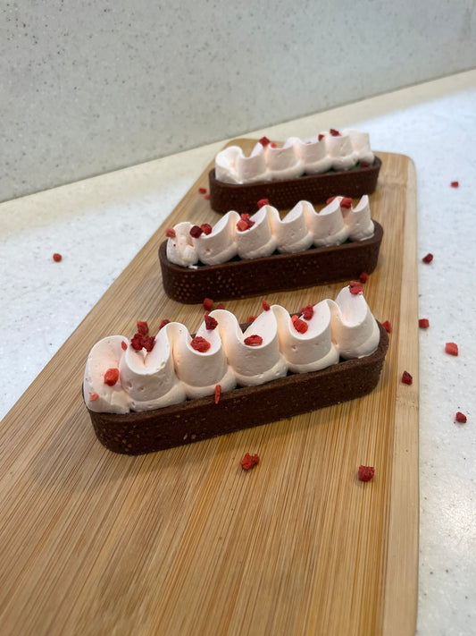 3x Matcha Strawberry Tarts