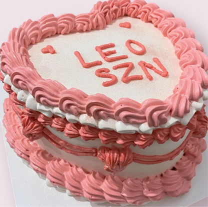 Vintage Heart Cake