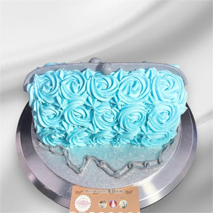 Blue Lover Purse Cake 藍之戀皮包蛋糕