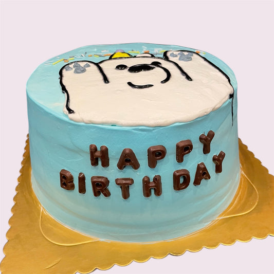 Happy Bear Cream cake