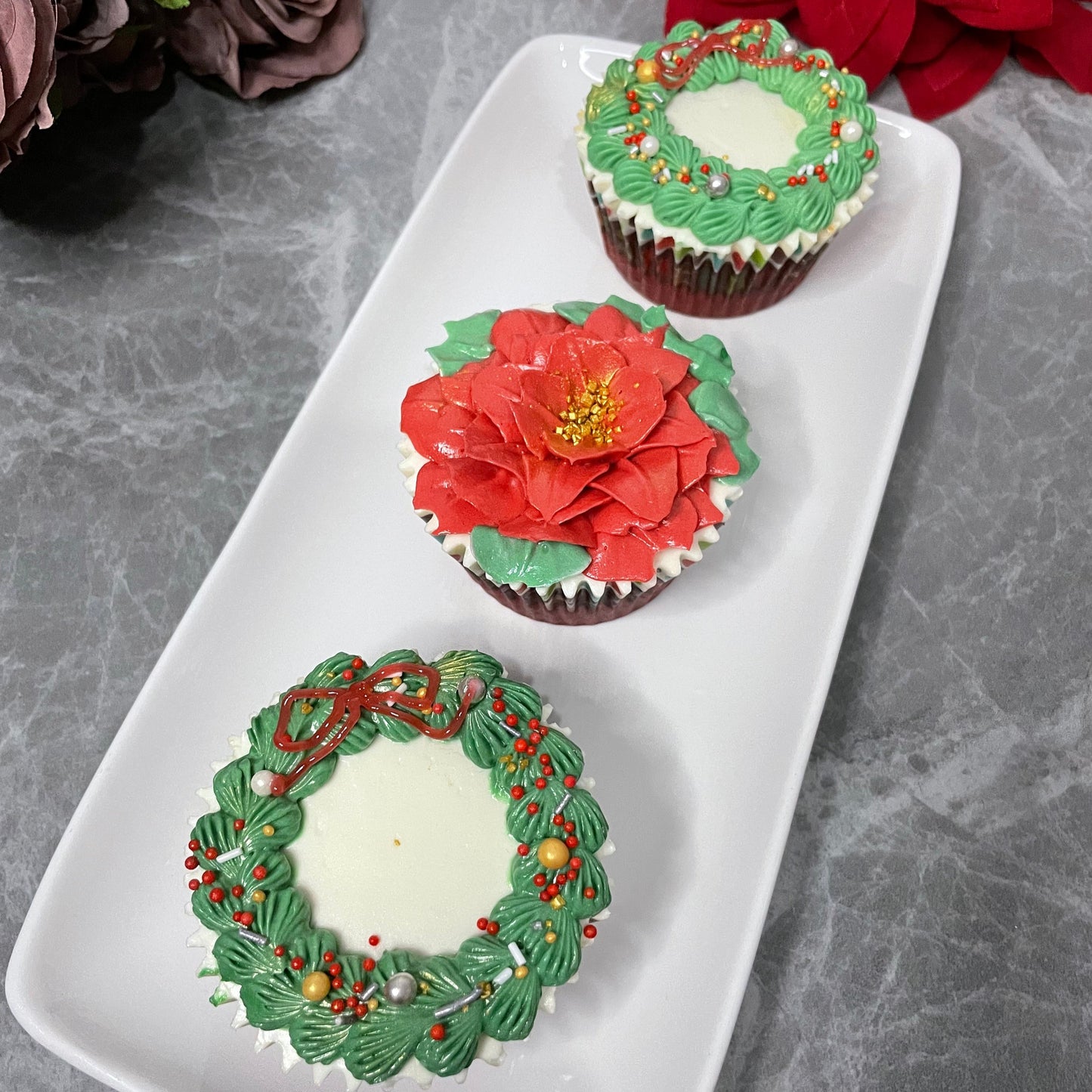 4 Mix X’mas Cupcakes