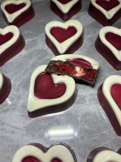 6 Red Velvet Heart